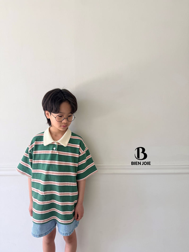 Bien Joie - Korean Children Fashion - #magicofchildhood - Onion Collar Tee - 9