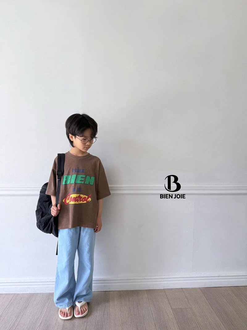 Bien Joie - Korean Children Fashion - #magicofchildhood - Kuro Pigment Tee - 5