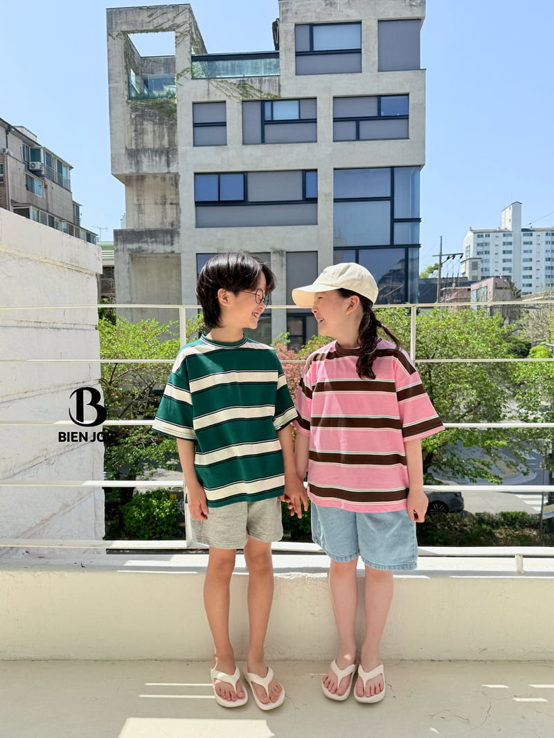 Bien Joie - Korean Children Fashion - #minifashionista - Poco Striped Tee