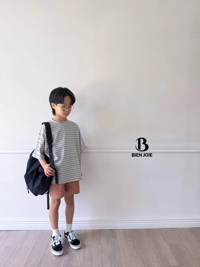 Bien Joie - Korean Children Fashion - #minifashionista - Adele Striped Tee - 9