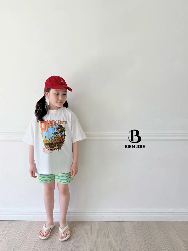 Bien Joie - Korean Children Fashion - #prettylittlegirls - Taro Striped Pants - 9