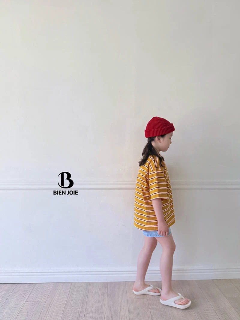 Bien Joie - Korean Children Fashion - #todddlerfashion - Adele Striped Tee - 11