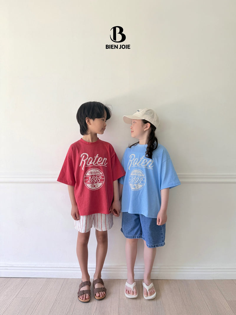 Bien Joie - Korean Children Fashion - #toddlerclothing - Goat Pigment Tee - 8