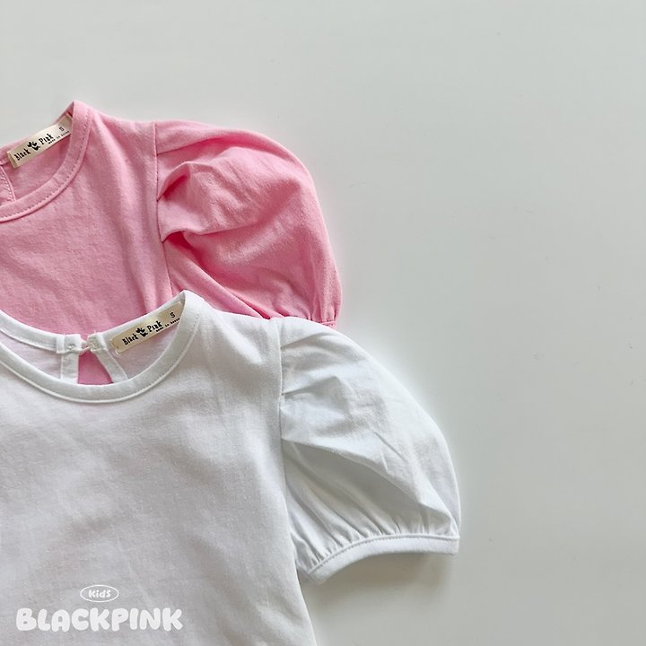 Black Pink - Korean Children Fashion - #Kfashion4kids - Joy Puff Tee - 3