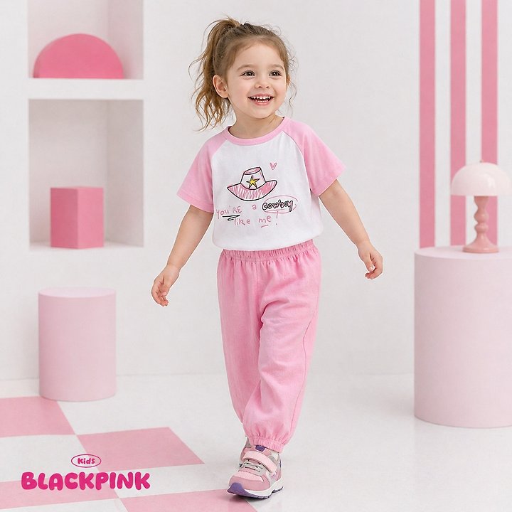 Black Pink - Korean Children Fashion - #Kfashion4kids - Summer Cool Pants - 10