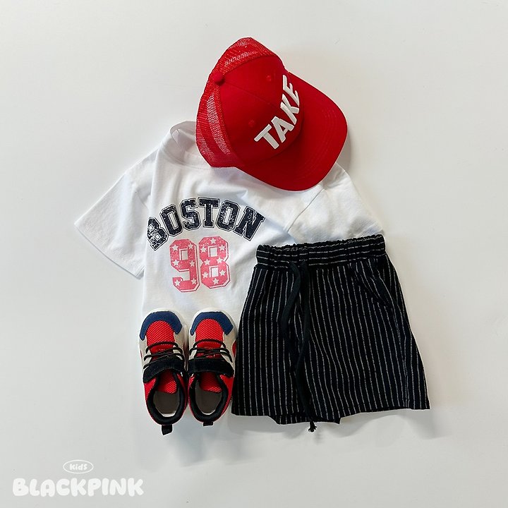 Black Pink - Korean Children Fashion - #Kfashion4kids - 98 Single Tee - 11