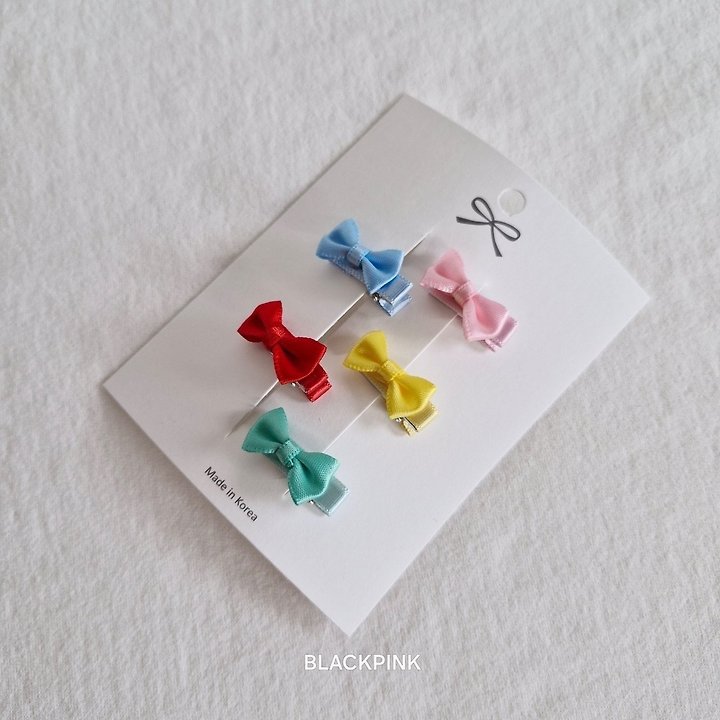 Black Pink - Korean Children Fashion - #childofig - Multicolor Mini Ribbon Set