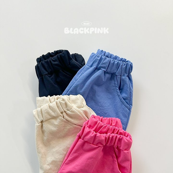 Black Pink - Korean Children Fashion - #childofig - Color Pop Cotton Shorts
