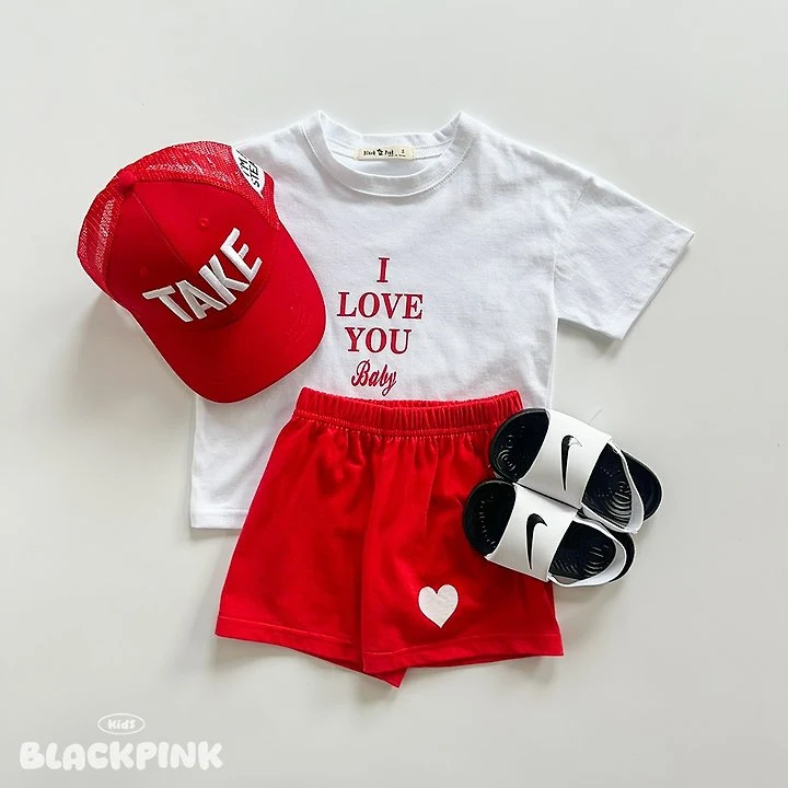 Black Pink - Korean Children Fashion - #childofig - Summer Love You Set-Up - 8