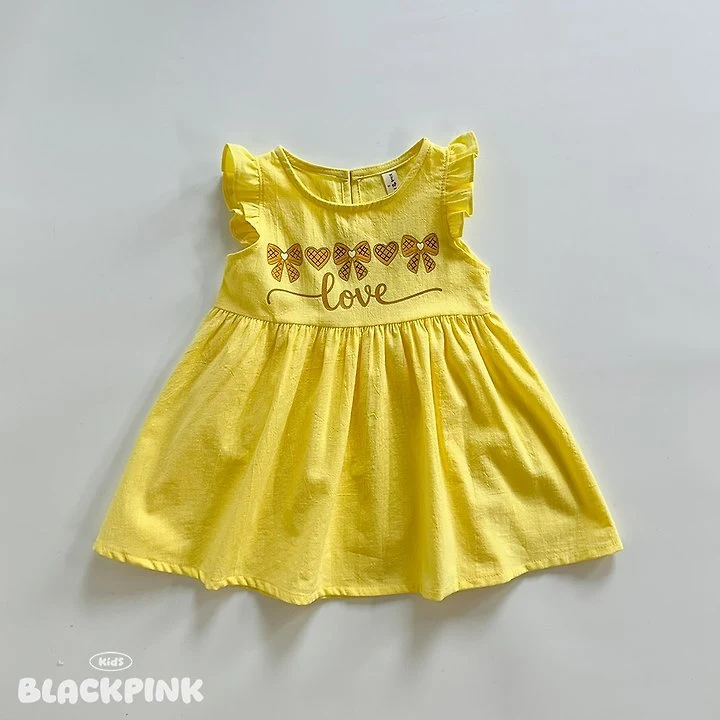 Black Pink - Korean Children Fashion - #childofig - Heartchu Wing One-piece - 10