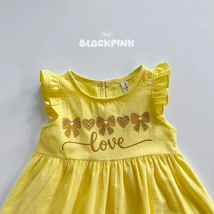Black Pink - Korean Children Fashion - #childofig - Heartchu Wing One-piece - 11