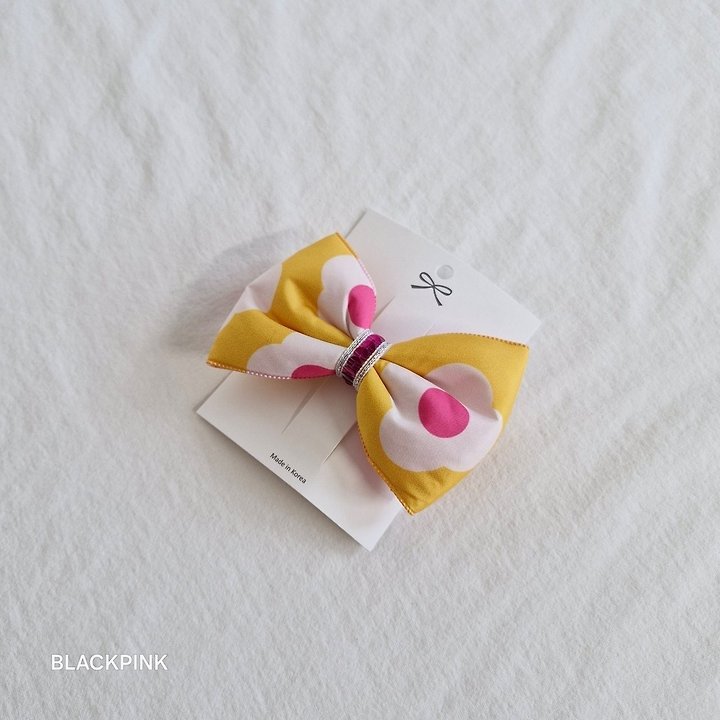 Black Pink - Korean Children Fashion - #childrensboutique - Adeline Ribbon Pin - 5
