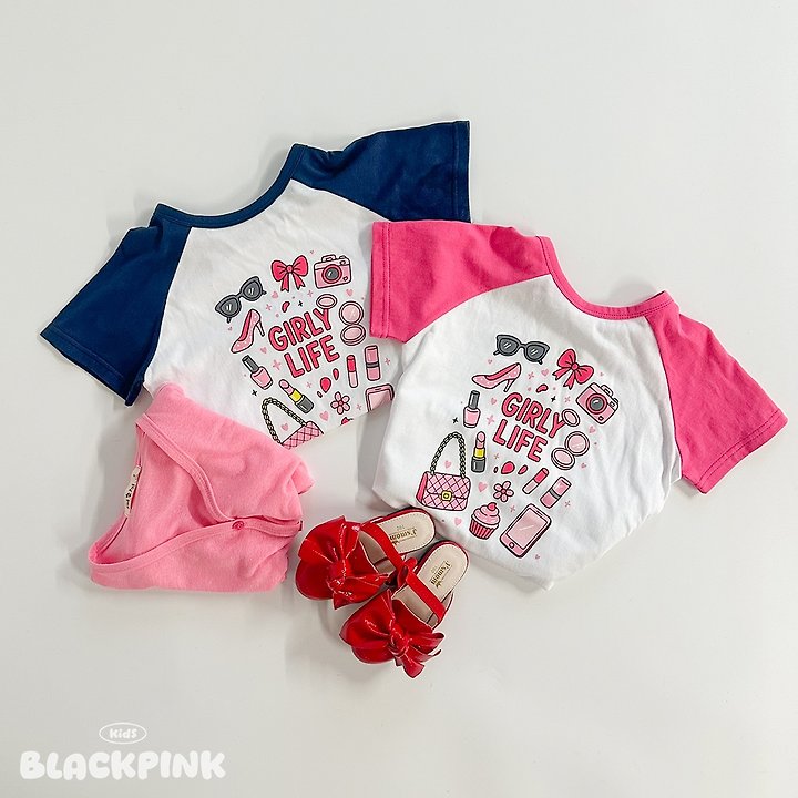 Black Pink - Korean Children Fashion - #childrensboutique - Girl Life One-piece - 3