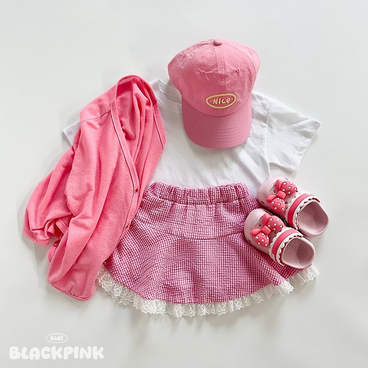 Black Pink - Korean Children Fashion - #childrensboutique - SUMMER Short Sleeve Tee - 6