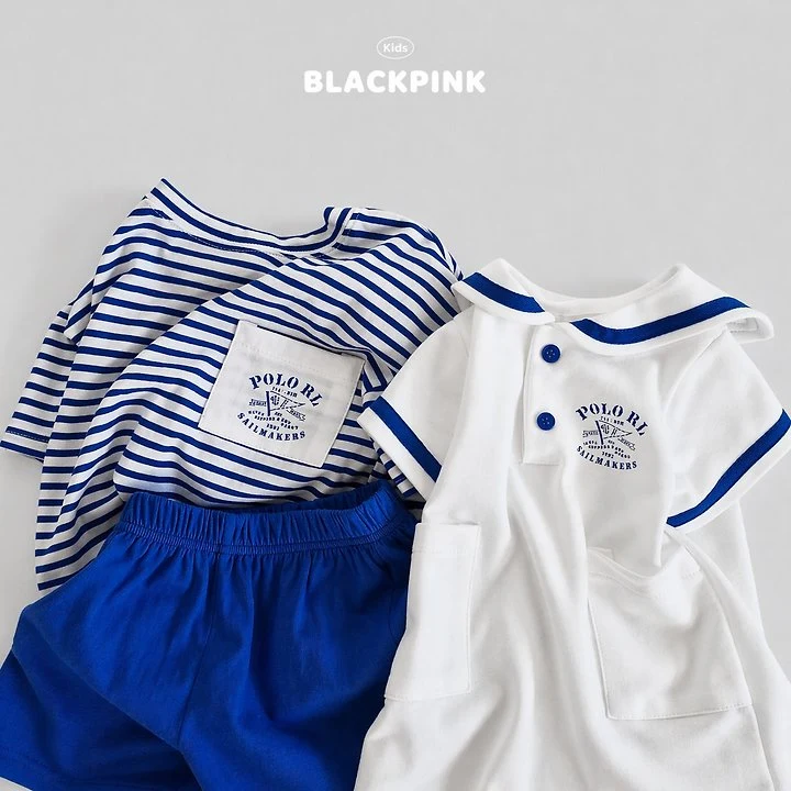 Black Pink - Korean Children Fashion - #childrensboutique - Marine One-piece - 3