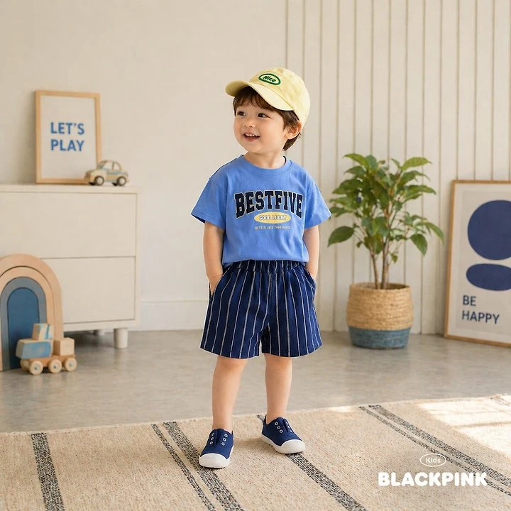 Black Pink - Korean Children Fashion - #childrensboutique - Cony Denim Shorts - 9