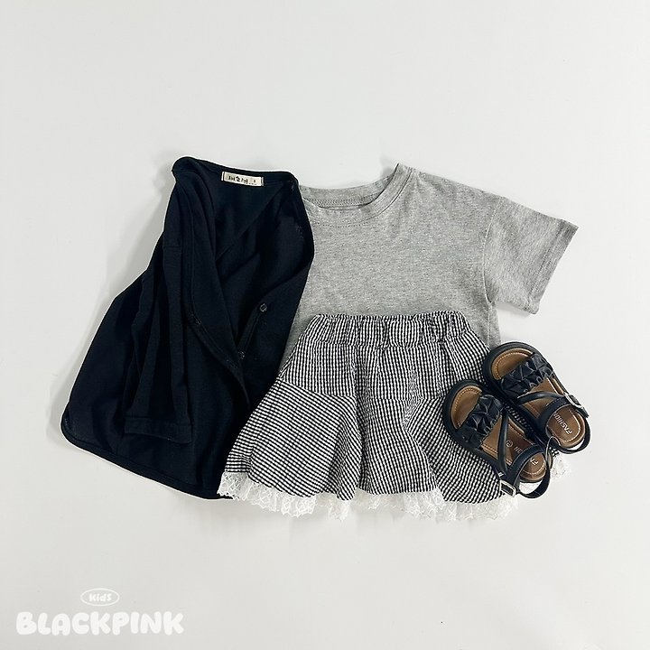 Black Pink - Korean Children Fashion - #designkidswear - SUMMER Short Sleeve Tee - 7