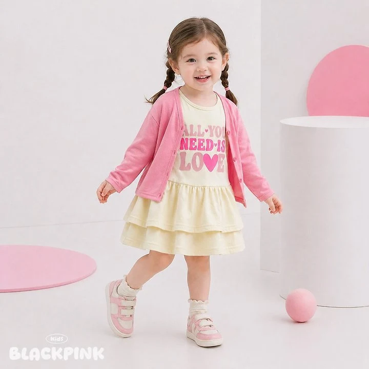 Black Pink - Korean Children Fashion - #designkidswear - ALL YOU One-piece - 9