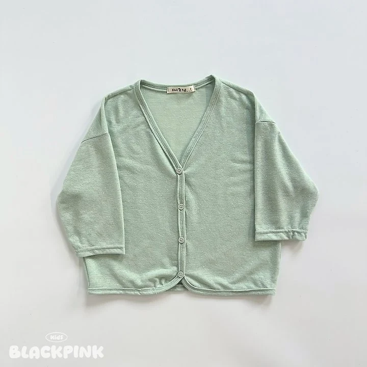 Black Pink - Korean Children Fashion - #discoveringself - Linen Light Cardigan - 6