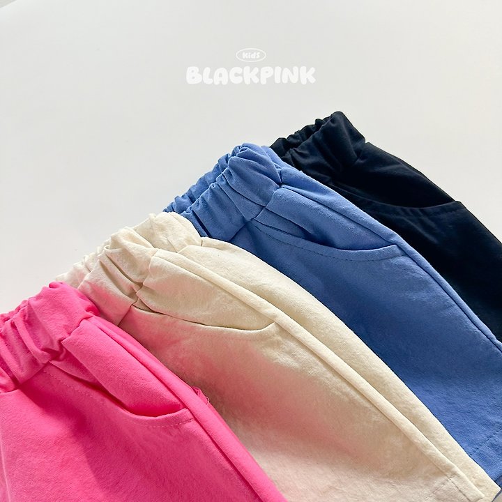 Black Pink - Korean Children Fashion - #designkidswear - Color Pop Cotton Shorts - 4