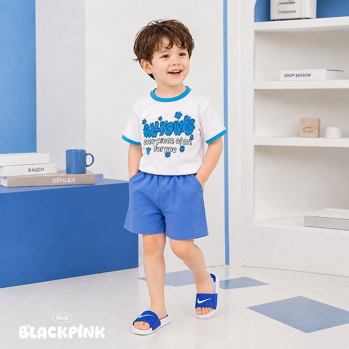 Black Pink - Korean Children Fashion - #discoveringself - ALL YOURS Short Sleeve Tee - 9