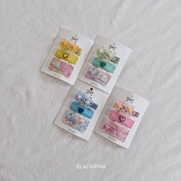 Black Pink - Korean Children Fashion - #fashionkids - Tiffany Set (set of 3) - 2