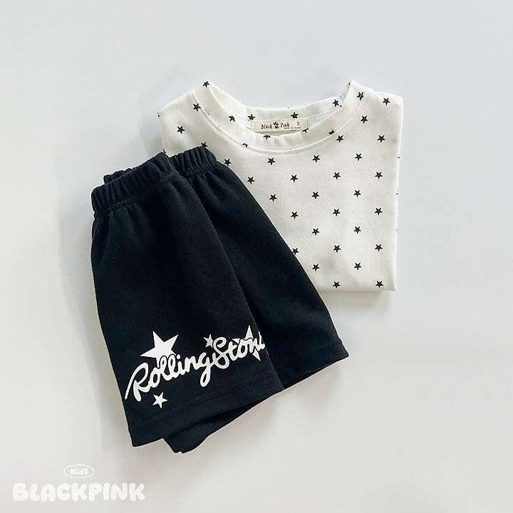 Black Pink - Korean Children Fashion - #fashionkids - Little Star Set-Up - 3