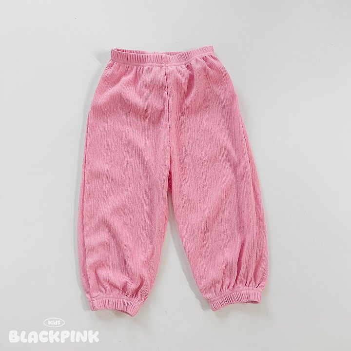 Black Pink - Korean Children Fashion - #fashionkids - Summer Cool Pants - 6