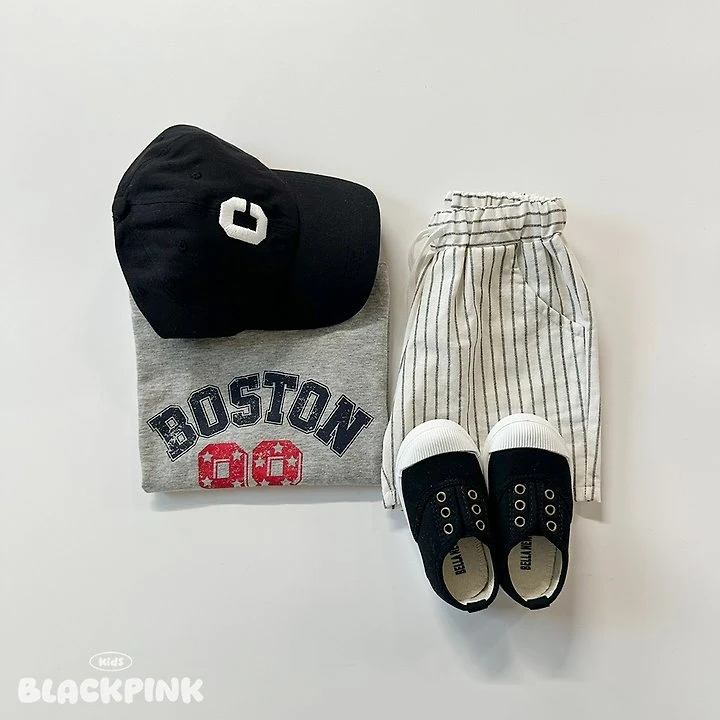 Black Pink - Korean Children Fashion - #fashionkids - 98 Single Tee - 7
