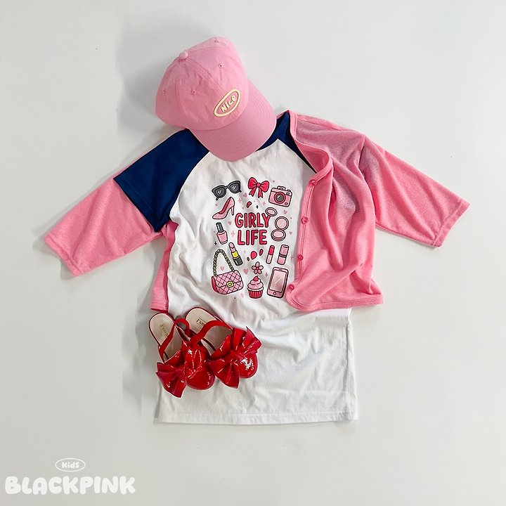 Black Pink - Korean Children Fashion - #kidsshorts - Girl Life One-piece - 7