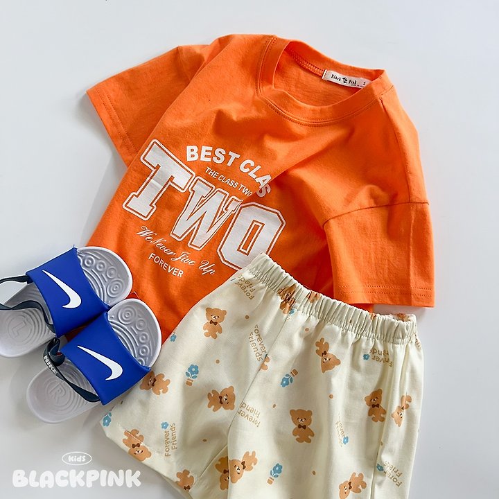 Black Pink - Korean Children Fashion - #kidsshorts - Cotton Candy Bear Shorts - 12