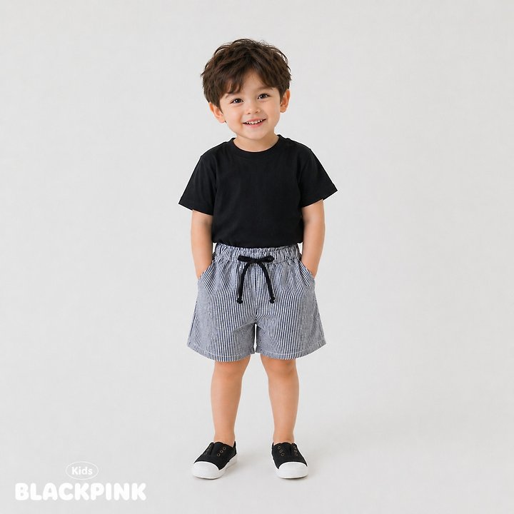 Black Pink - Korean Children Fashion - #kidsstore - SUMMER Short Sleeve Tee - 11