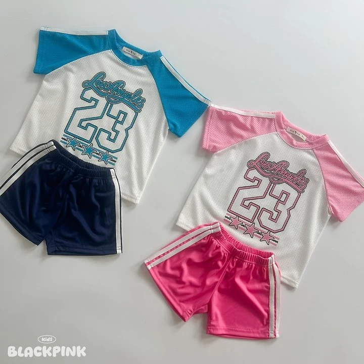Black Pink - Korean Children Fashion - #kidsstore - 23 Mesh Set-Up - 12