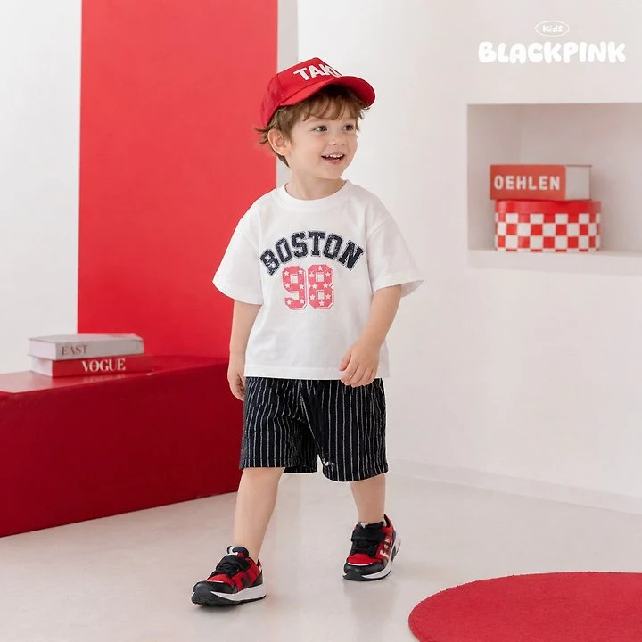 Black Pink - Korean Children Fashion - #kidsstore - 98 Single Tee - 9