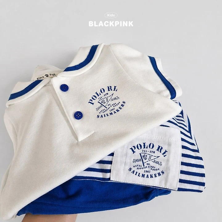 Black Pink - Korean Children Fashion - #kidsstore - Marine One-piece - 8