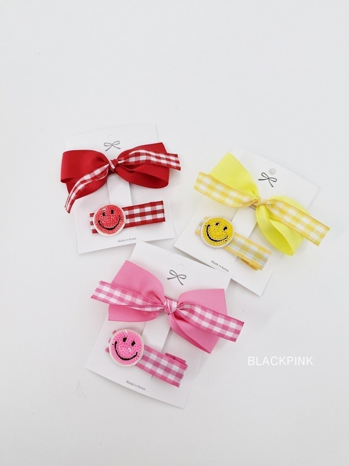 Black Pink - Korean Children Fashion - #kidzfashiontrend - Sequin Smile Set - 3