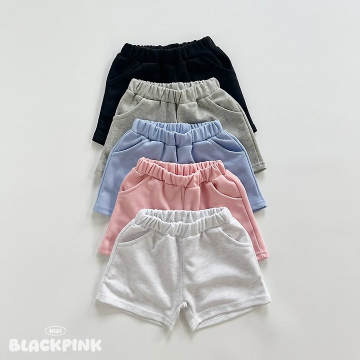 Black Pink - Korean Children Fashion - #littlefashionista - Daily Basic Shorts
