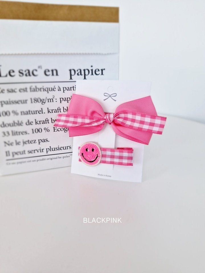 Black Pink - Korean Children Fashion - #littlefashionista - Sequin Smile Set - 5