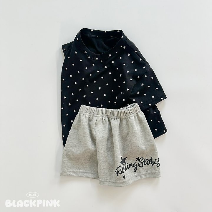 Black Pink - Korean Children Fashion - #magicofchildhood - Little Star Set-Up - 9