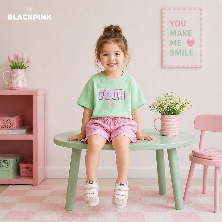 Black Pink - Korean Children Fashion - #magicofchildhood - Embossed Stripe Shorts - 8
