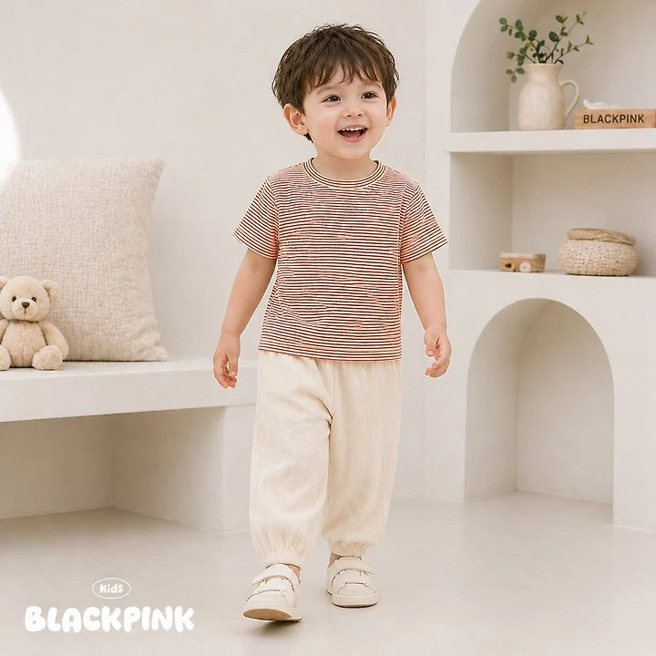 Black Pink - Korean Children Fashion - #magicofchildhood - Summer Cool Pants - 12