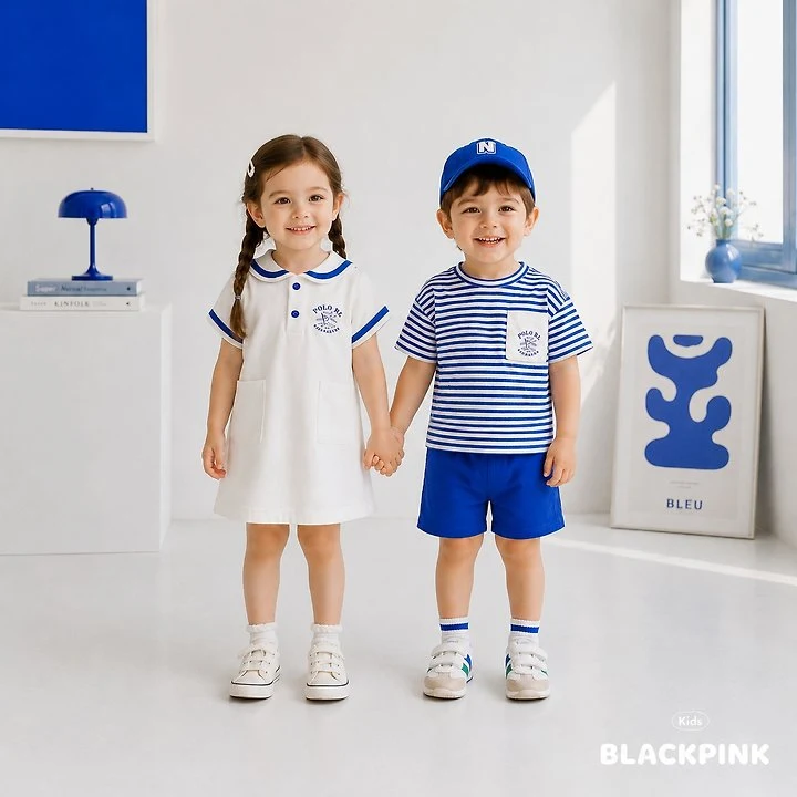 Black Pink - Korean Children Fashion - #magicofchildhood - Marine Set-Up - 11