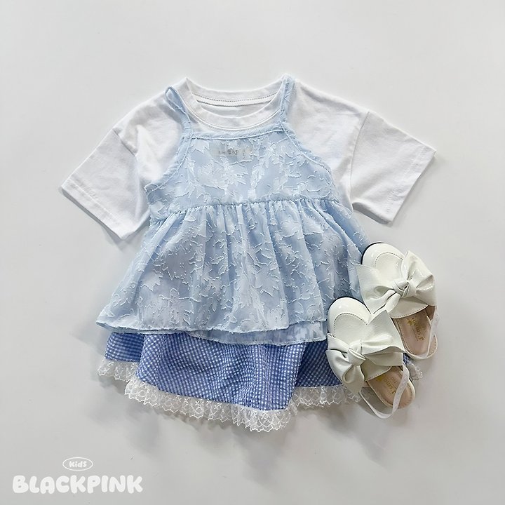 Black Pink - Korean Children Fashion - #minifashionista - Flower Bustier - 11