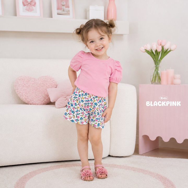 Black Pink - Korean Children Fashion - #minifashionista - Olivia Shorts - 6