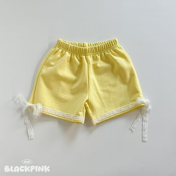 Black Pink - Korean Children Fashion - #minifashionista - Candy Lace Shorts - 7