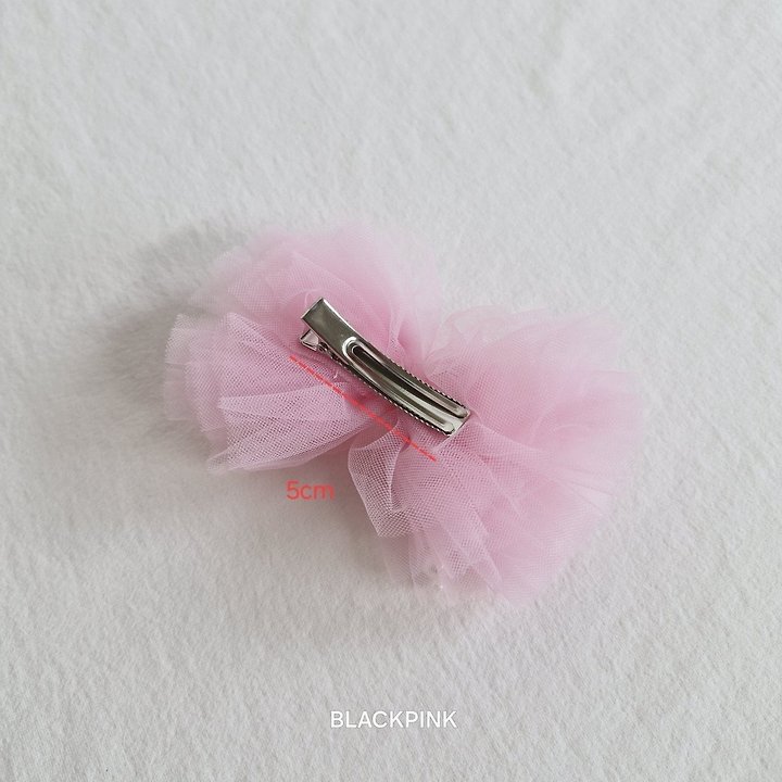 Black Pink - Korean Children Fashion - #prettylittlegirls - Tulle Pearl Ribbon Pin - 12
