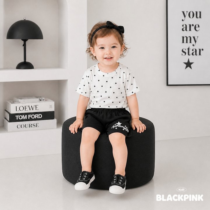 Black Pink - Korean Children Fashion - #prettylittlegirls - Little Star Set-Up - 11