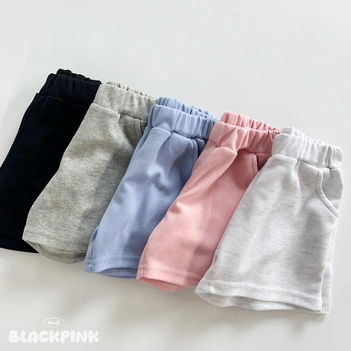 Black Pink - Korean Children Fashion - #minifashionista - Daily Basic Shorts - 4
