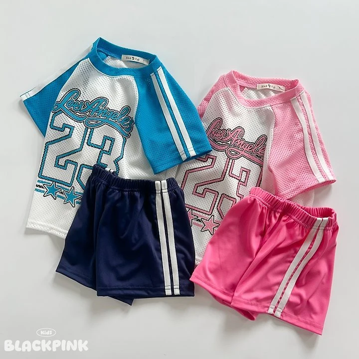 Black Pink - Korean Children Fashion - #prettylittlegirls - 23 Mesh Set-Up - 2