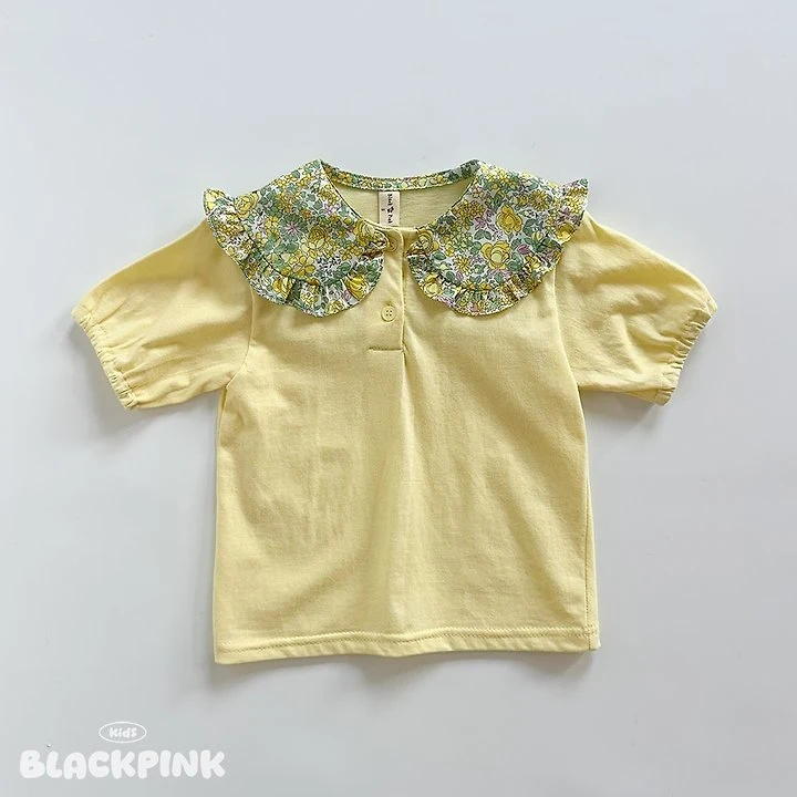 Black Pink - Korean Children Fashion - #prettylittlegirls - Petit Flower Set-Up - 10
